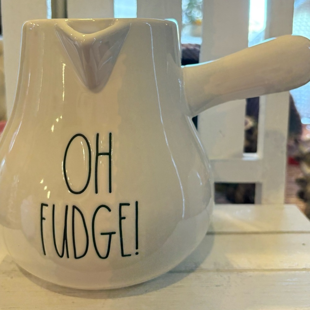 Rae Dunn A Christmas Story White Ceramic Hot Cocoa Pot